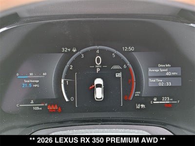 2026 Lexus RX PREMIUM