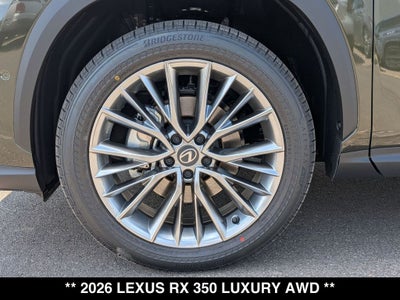 2026 Lexus RX LUXURY