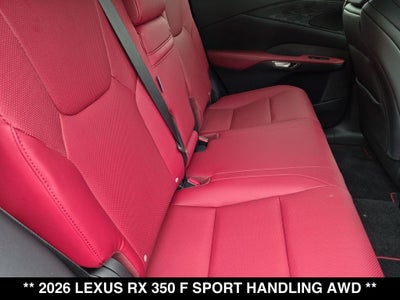2026 Lexus RX F SPORT HANDLING AWD