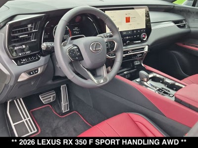 2026 Lexus RX F SPORT HANDLING AWD