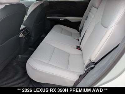 2026 Lexus RX 350h Premium