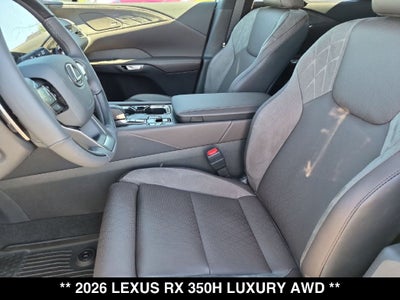 2026 Lexus RX LUXURY