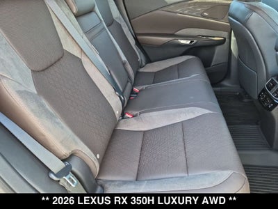 2026 Lexus RX LUXURY
