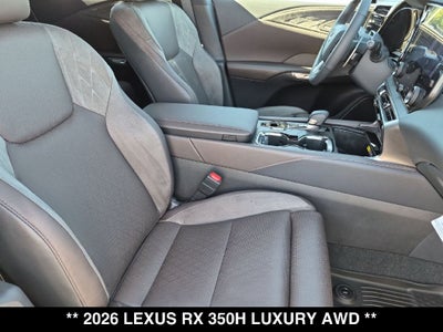 2026 Lexus RX LUXURY