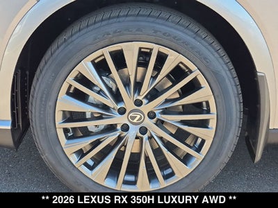 2026 Lexus RX LUXURY
