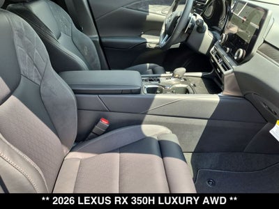2026 Lexus RX 350h Luxury