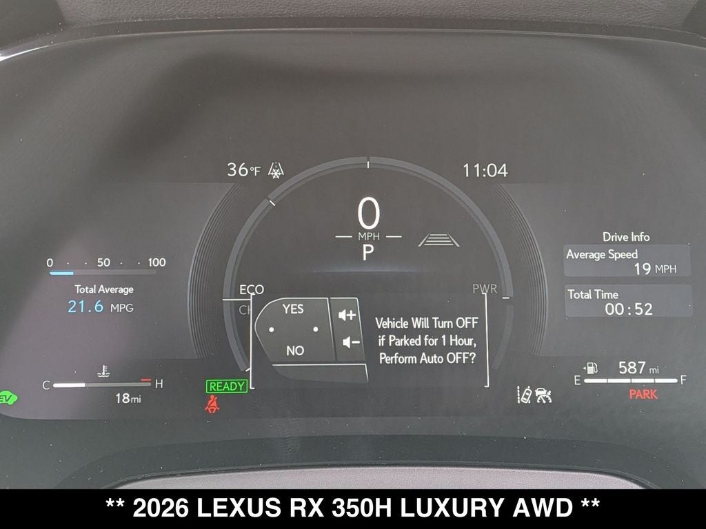 2026 Lexus RX 350h Luxury