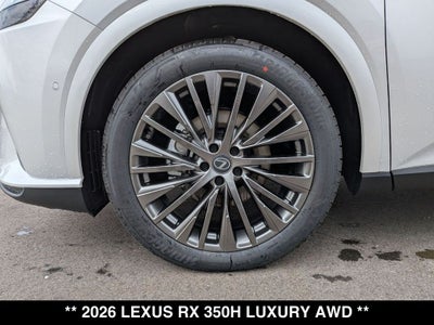 2026 Lexus RX 350h Luxury