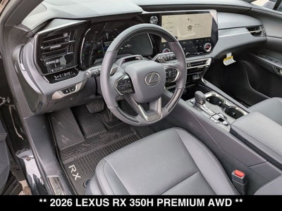 2026 Lexus RX 350h Premium