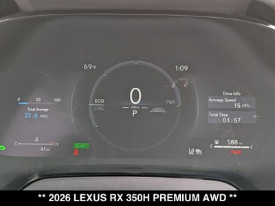 2026 Lexus RX 350h Premium