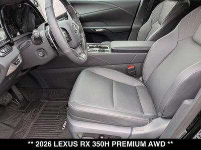 2026 Lexus RX 350h Premium