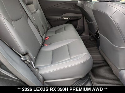 2026 Lexus RX 350h Premium