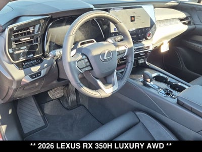 2026 Lexus RX LUXURY