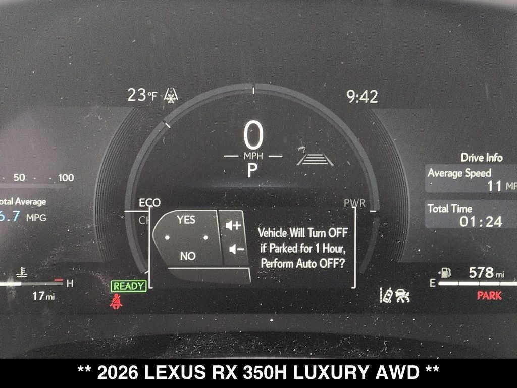 2026 Lexus RX 350h Luxury