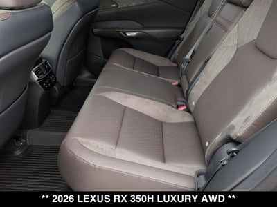 2026 Lexus RX 350h Luxury
