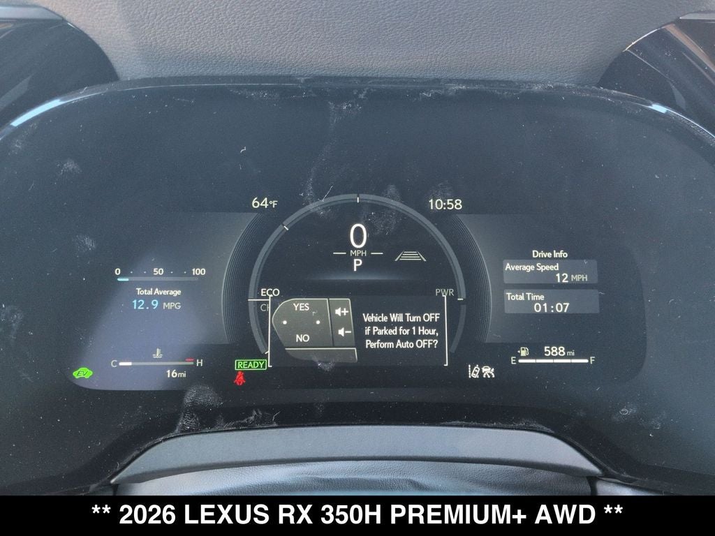 2026 Lexus RX PREMIUM PLUS