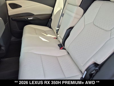 2026 Lexus RX 350h Premium+