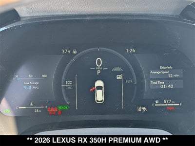 2026 Lexus RX PREMIUM