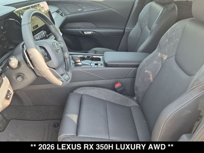 2026 Lexus RX LUXURY