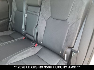 2026 Lexus RX LUXURY