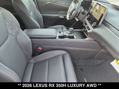 2026 Lexus RX LUXURY