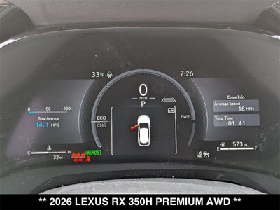 2026 Lexus RX PREMIUM
