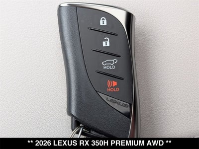 2026 Lexus RX PREMIUM