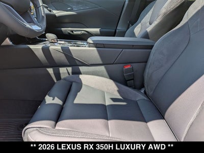 2026 Lexus RX LUXURY
