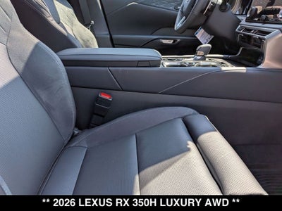 2026 Lexus RX LUXURY