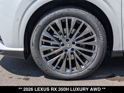 2026 Lexus RX LUXURY