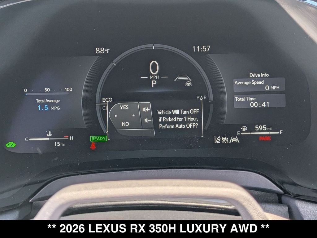 2026 Lexus RX 350h Luxury