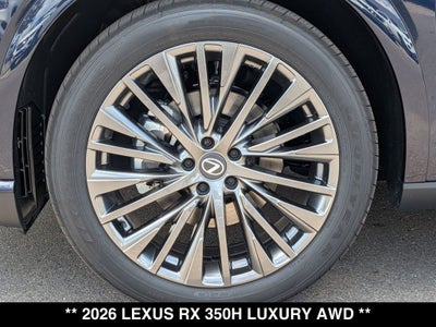 2026 Lexus RX 350h Luxury