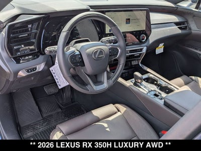 2026 Lexus RX 350h Luxury