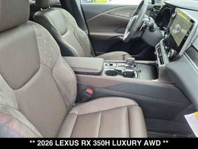 2026 Lexus RX LUXURY