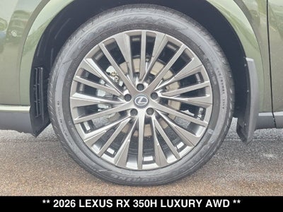 2026 Lexus RX LUXURY