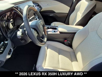 2026 Lexus RX LUXURY