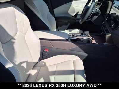 2026 Lexus RX LUXURY