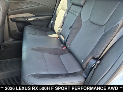 2026 Lexus RX F SPORT PERFORMANCE AWD