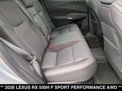 2026 Lexus RX 500h F SPORT Performance