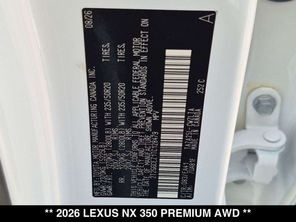 2026 Lexus NX PREMIUM