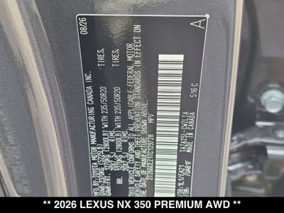 2026 Lexus NX PREMIUM