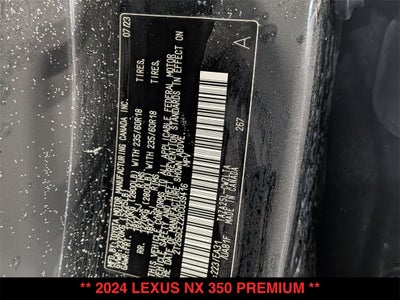2024 Lexus NX PREMIUM