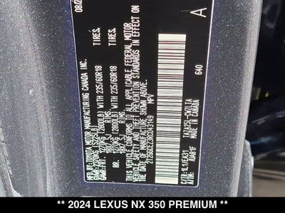 2024 Lexus NX 350 Premium