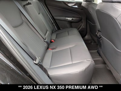 2026 Lexus NX 350 Premium