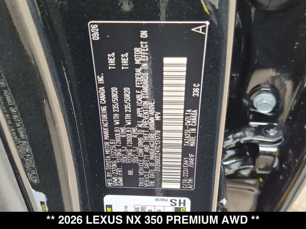 2026 Lexus NX PREMIUM