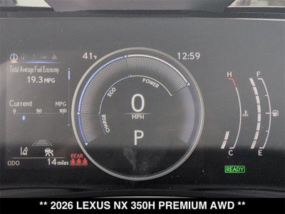 2026 Lexus NX 350h Premium