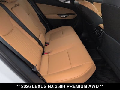 2026 Lexus NX 350h Premium