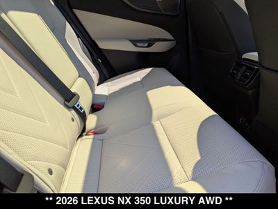 2026 Lexus NX LUXURY AWD