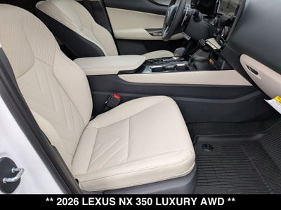 2026 Lexus NX 350 Luxury