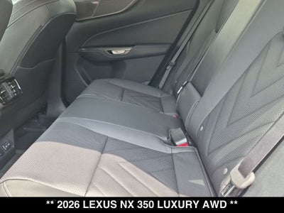2026 Lexus NX LUXURY AWD